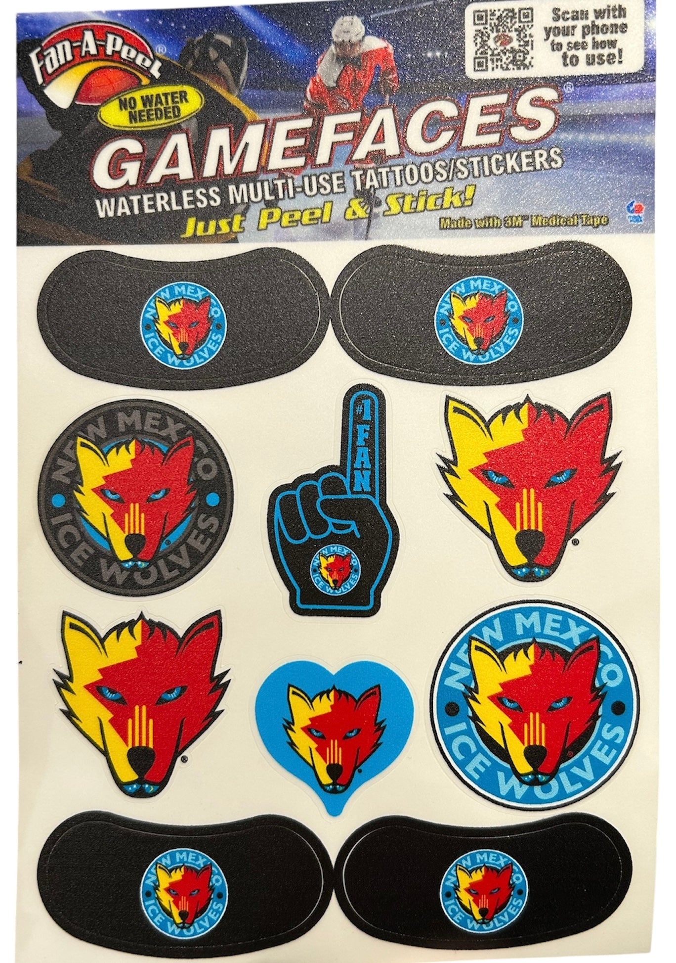 GameFaces Waterless Temporary Tattoos