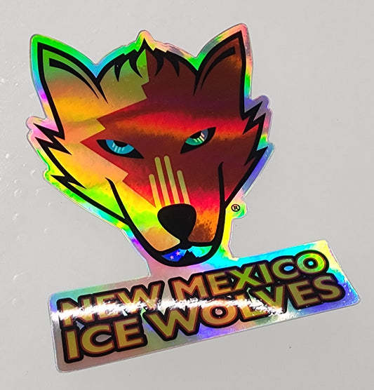 NMIW Holographic Text Sticker