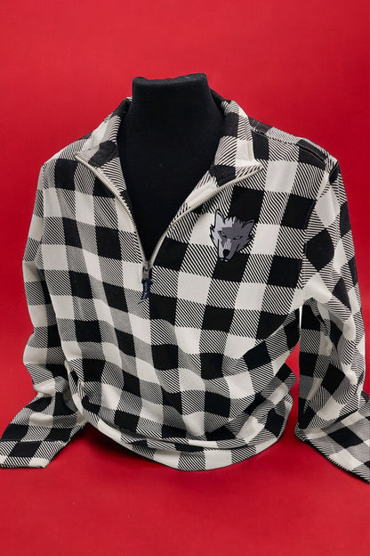 NMIW Checkered 1/4 Zip Pullover