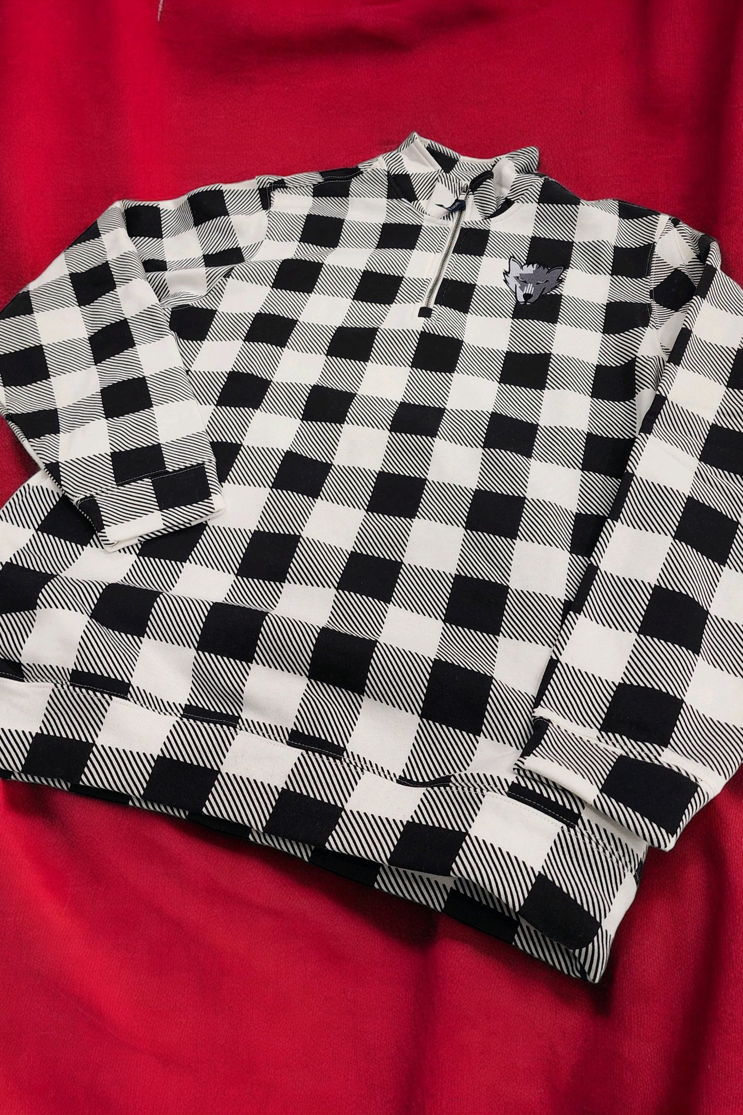 NMIW Checkered 1/4 Zip Pullover