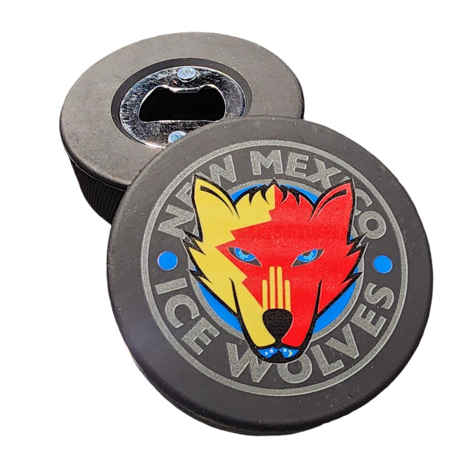 NMIW Hockey Puck Bottle Opener