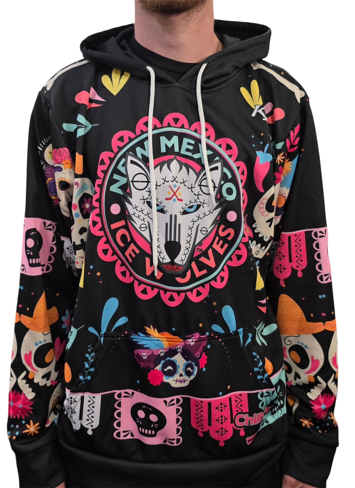 NMIW Dia de Los Muertos Jersey-Style Hoodie