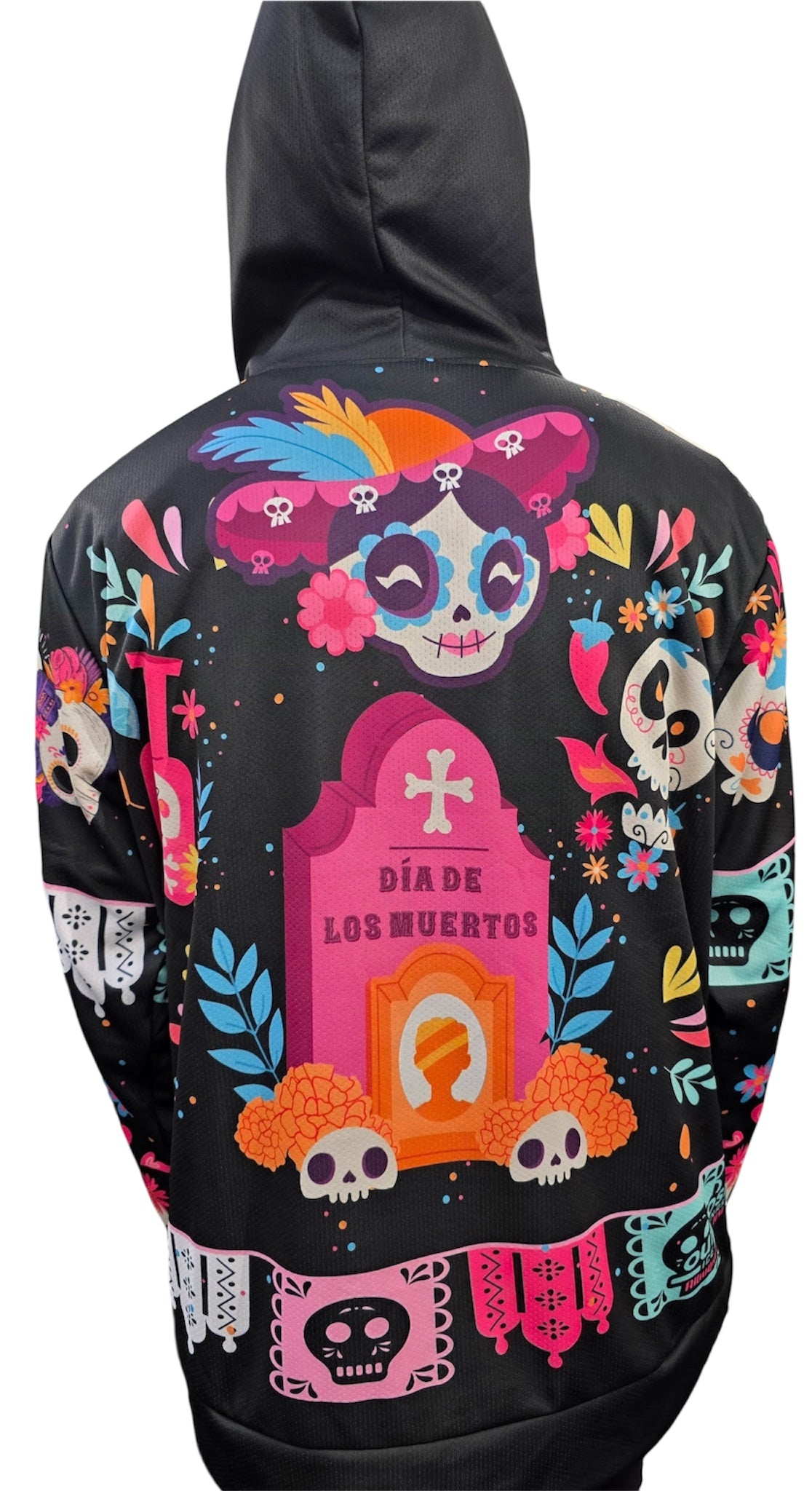 NMIW Dia de Los Muertos Jersey-Style Hoodie