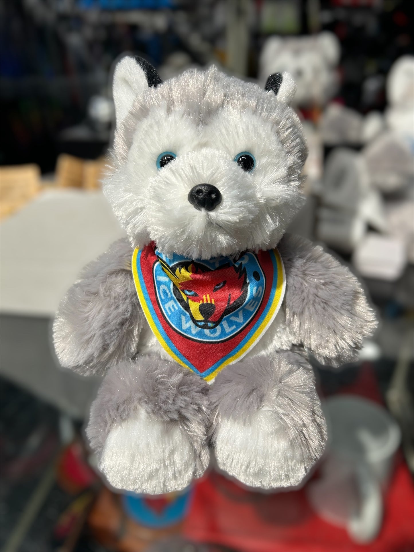 Stuffed Ice Wolf
