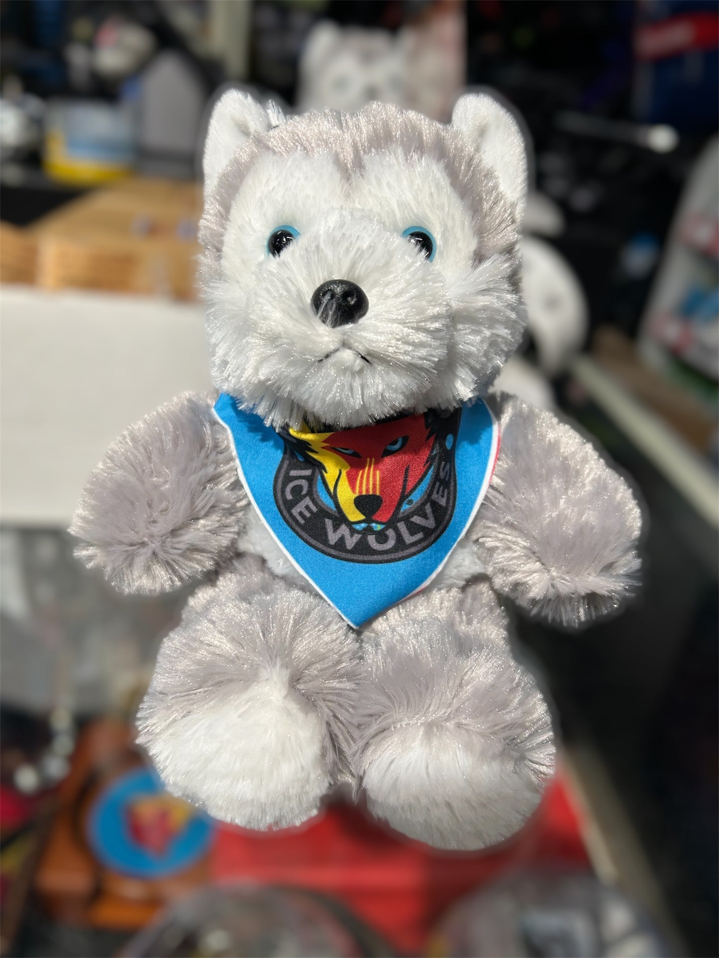 Stuffed Ice Wolf