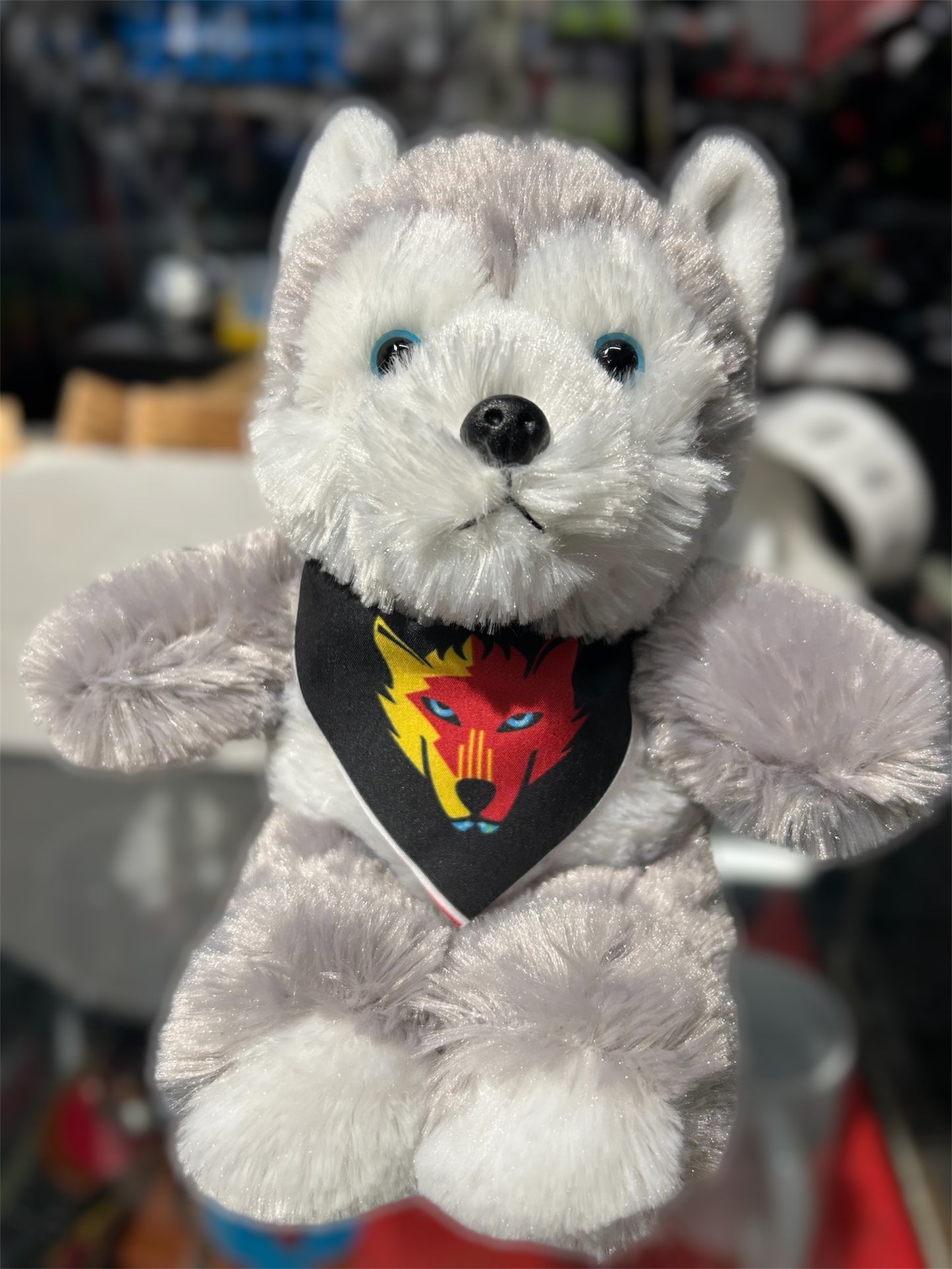 Stuffed Ice Wolf