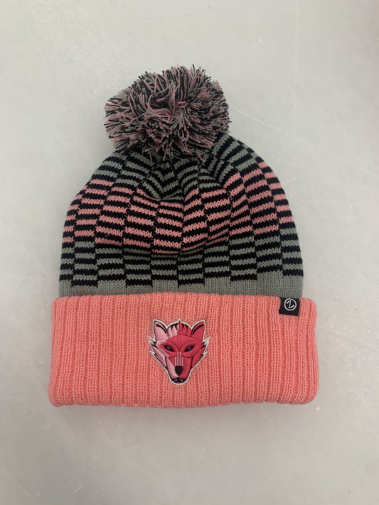 NMIW Pink Checkered Beanie